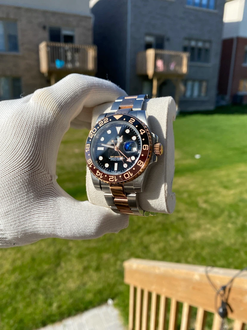 Rootbeer GMT Master II 18K rose gold plated - photo 4