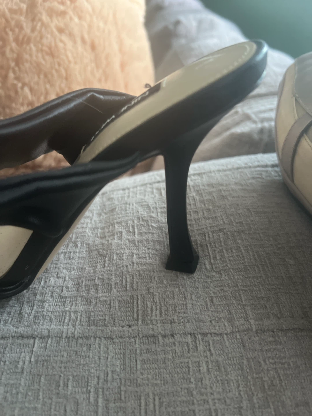 Nine West Black Twist Strap Heels - Size 7M - photo 3