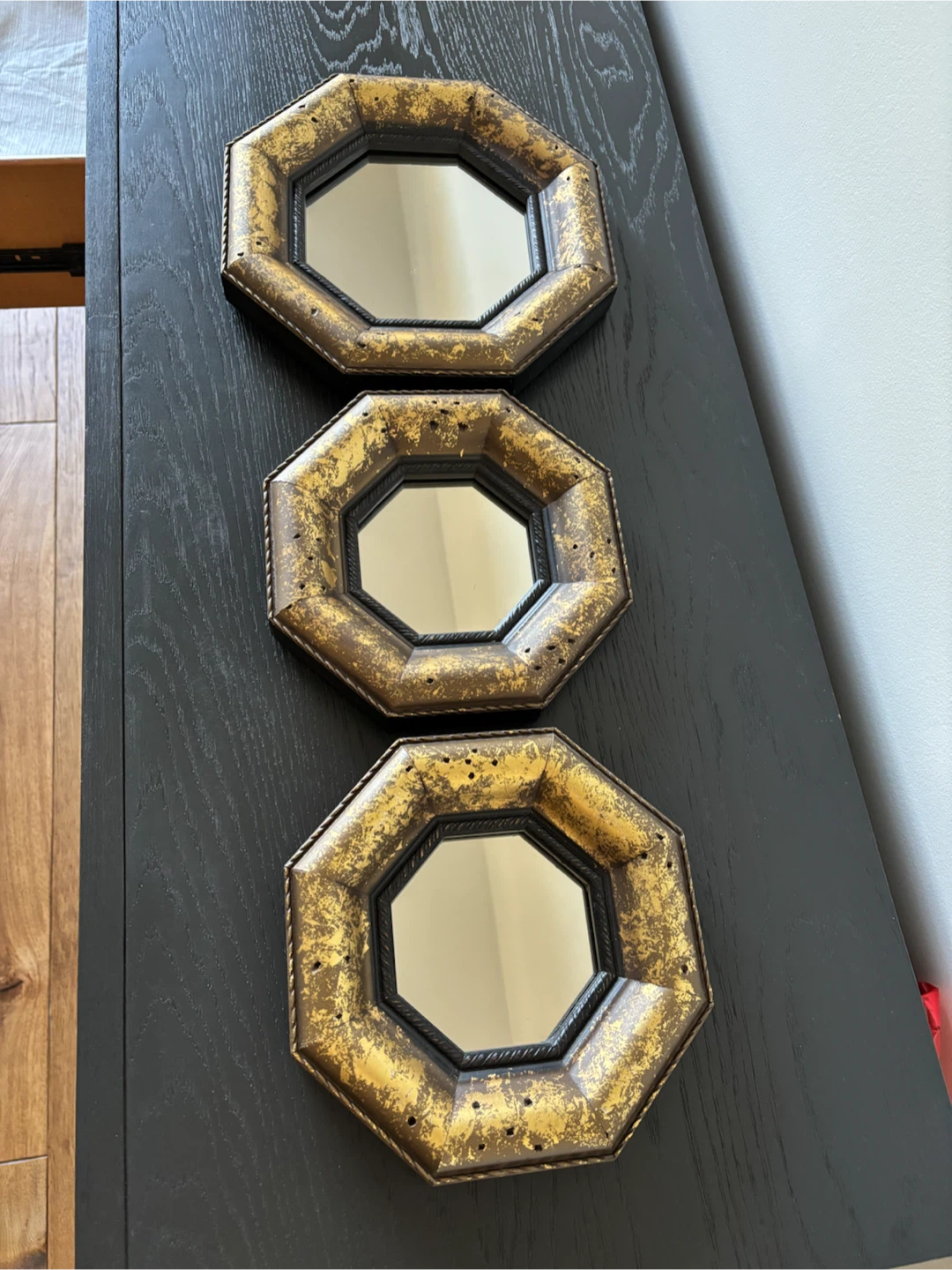 Set of 3 Octagon Mirrors - photo 2