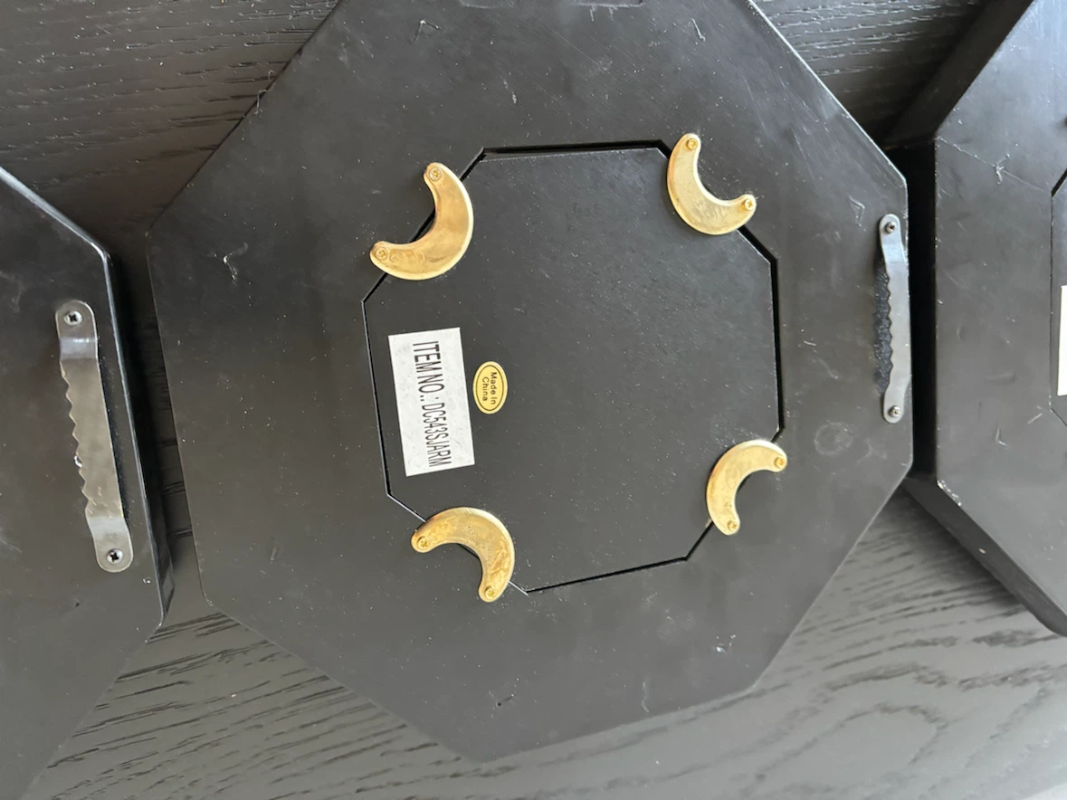 Set of 3 Octagon Mirrors - photo 5