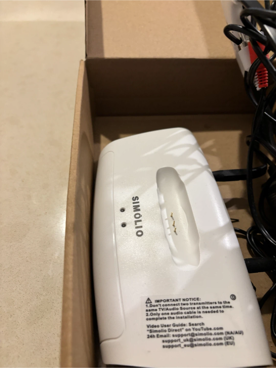 SIMOLIO 2.4GHz Wireless TV Headset - photo 3