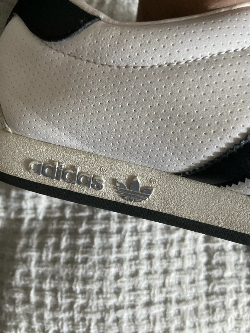 Adidas The Samba Mens White Black Sneakers Shoes - photo 5