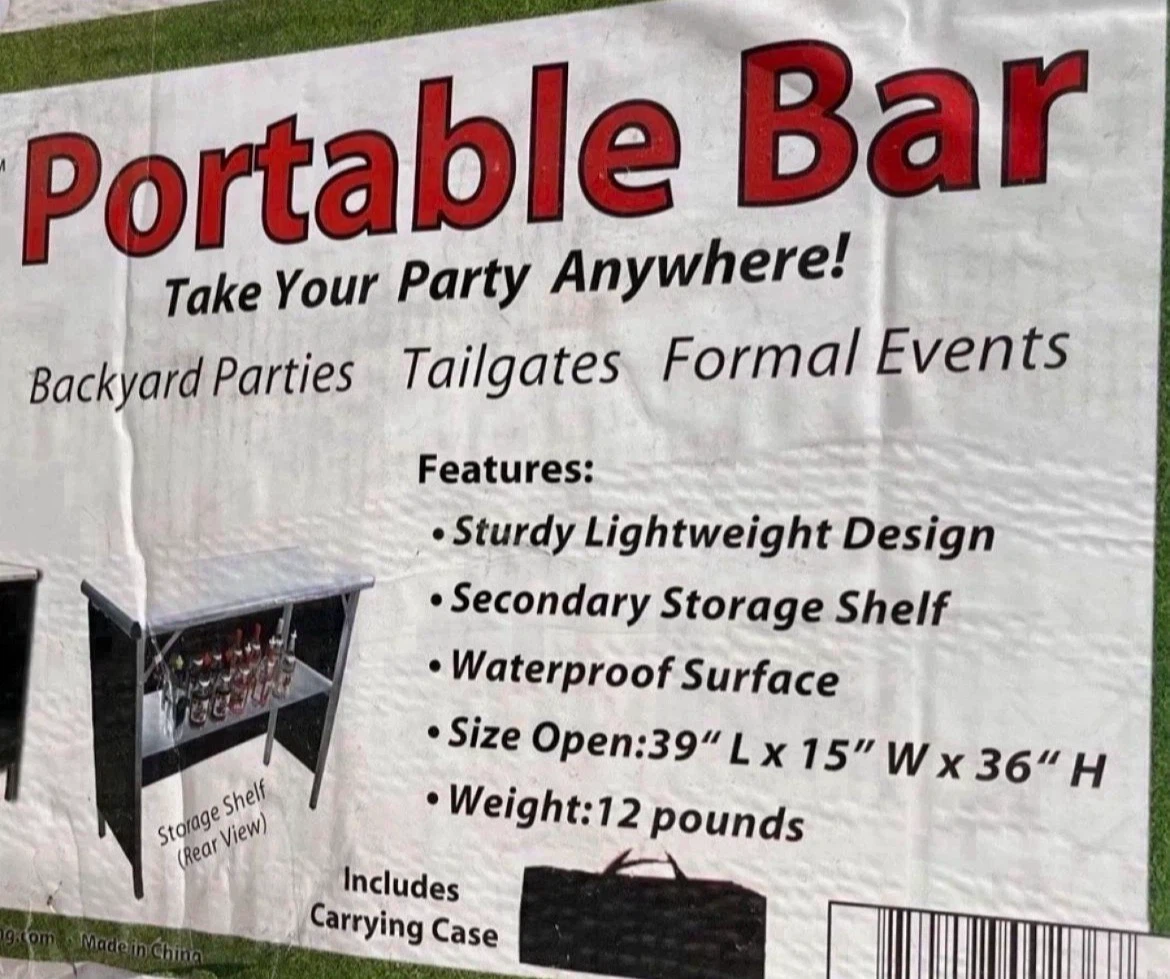 1 Go Bar - Outdoor Portable Bar