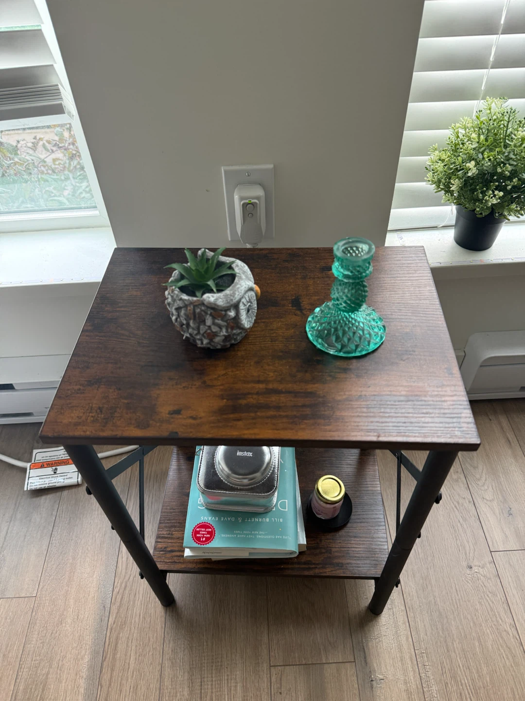 Side Table with Storage Shelf for sale