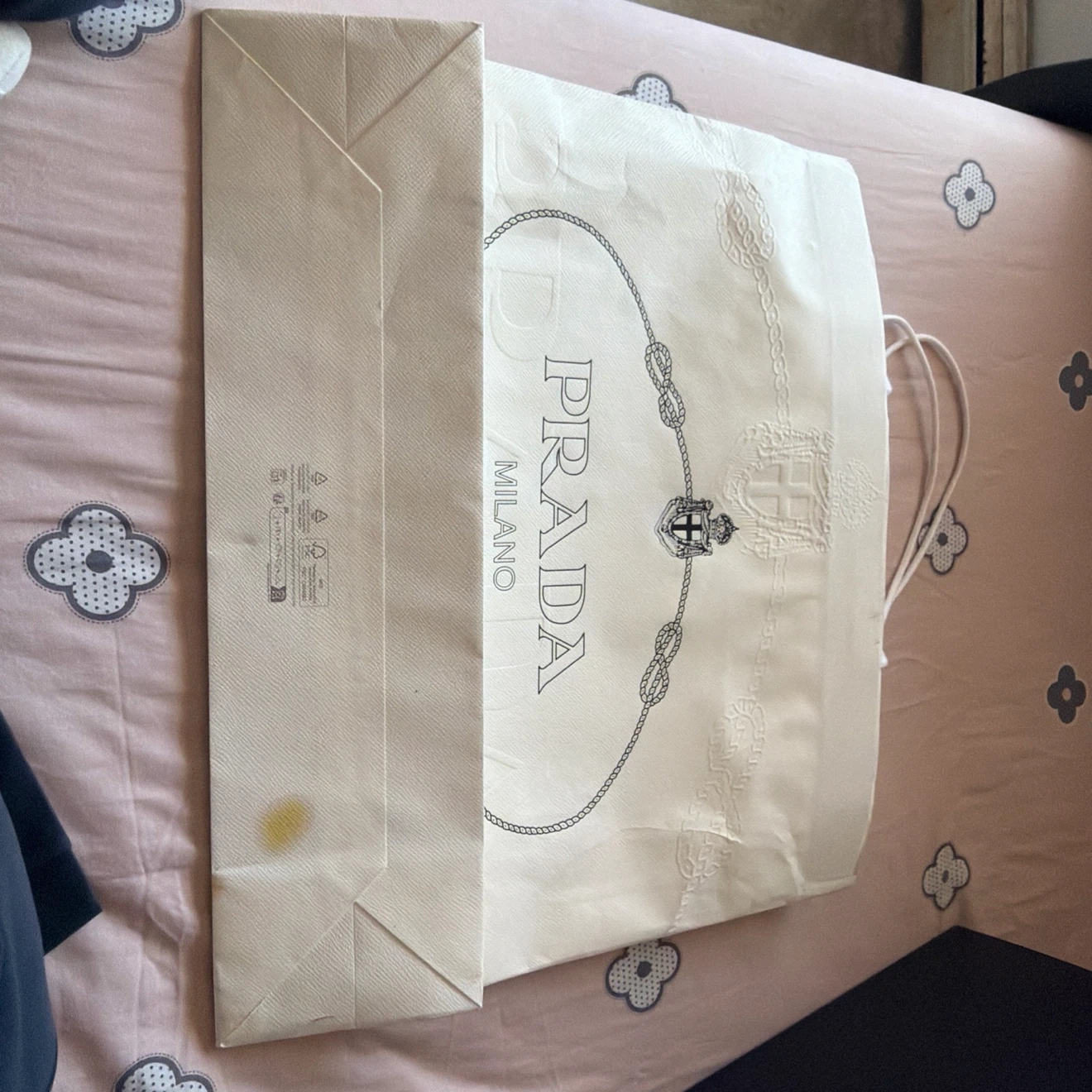 Prada Black Saffiano Leather Box with Shopping Bag - photo 2