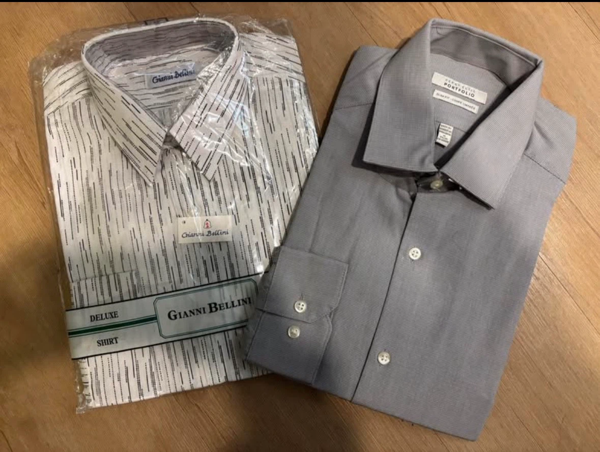 Men’s designer shirts (New) sizes in pictures