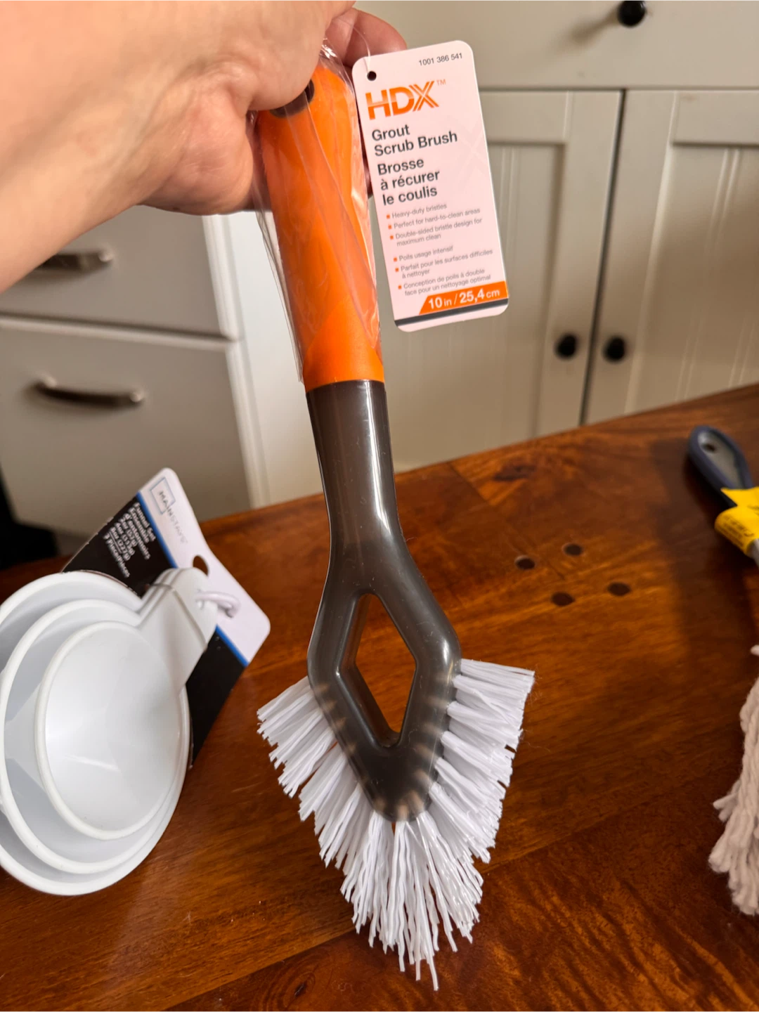 Mainstays Funnel Set, HDX Grout Scrub Brush & Dish Mop - photo 3