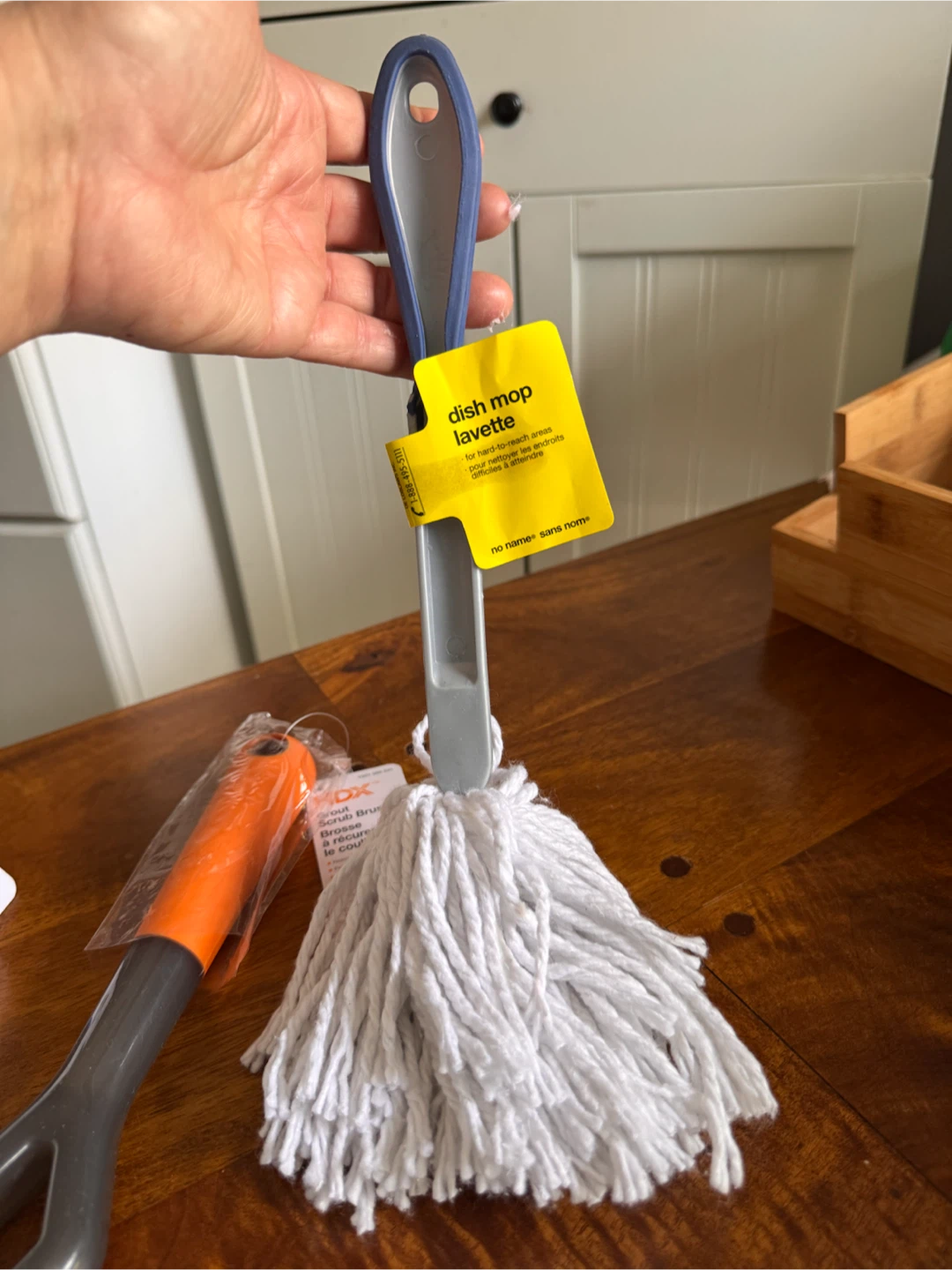 Mainstays Funnel Set, HDX Grout Scrub Brush & Dish Mop - photo 4