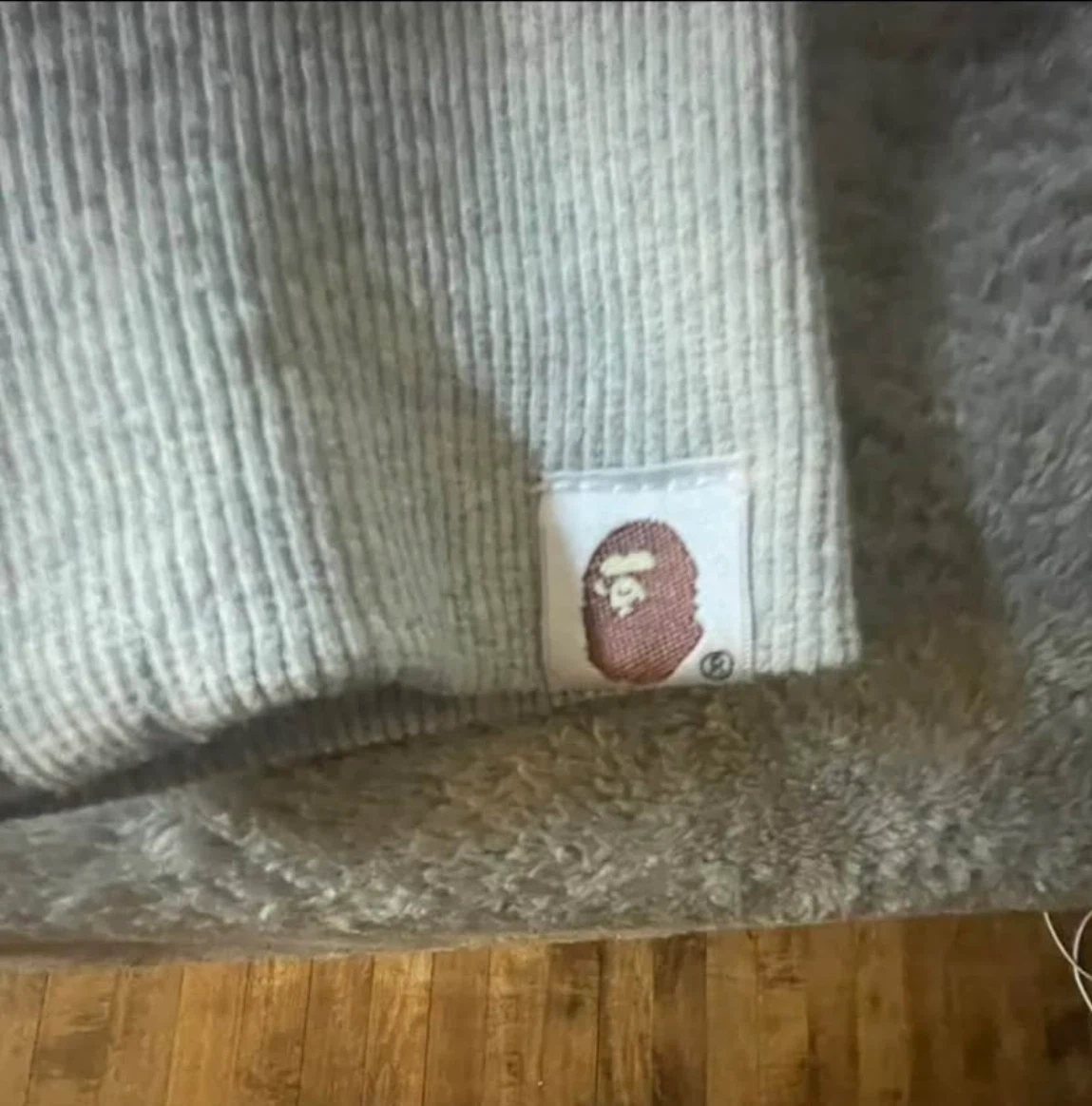 BAPE Shark Full Zip Hoodie Grey&Pink - photo 4