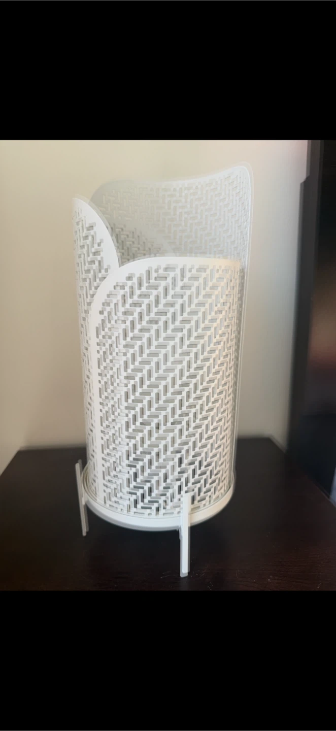 White Decorative Metal Lantern - photo 2