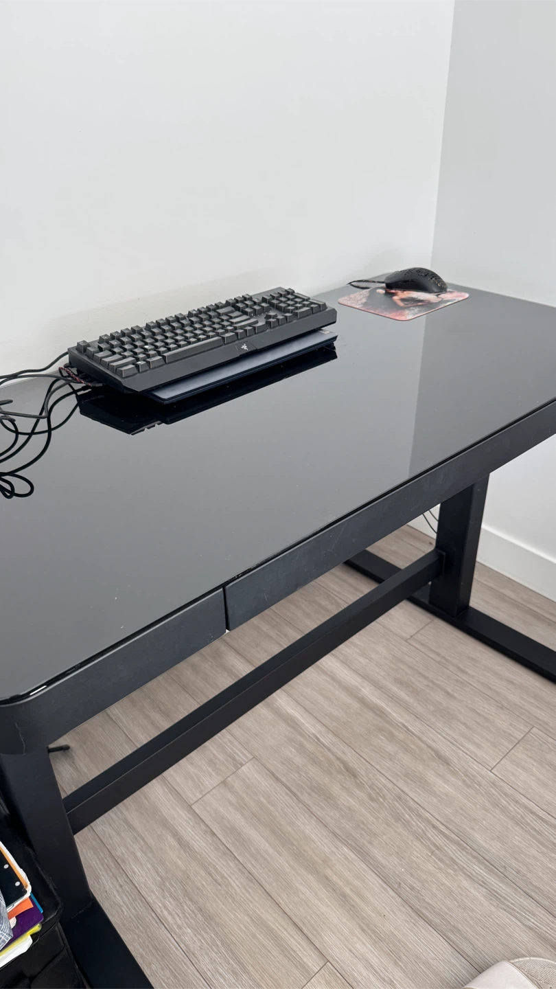 Black Standing Desk with USB Ports - photo 4