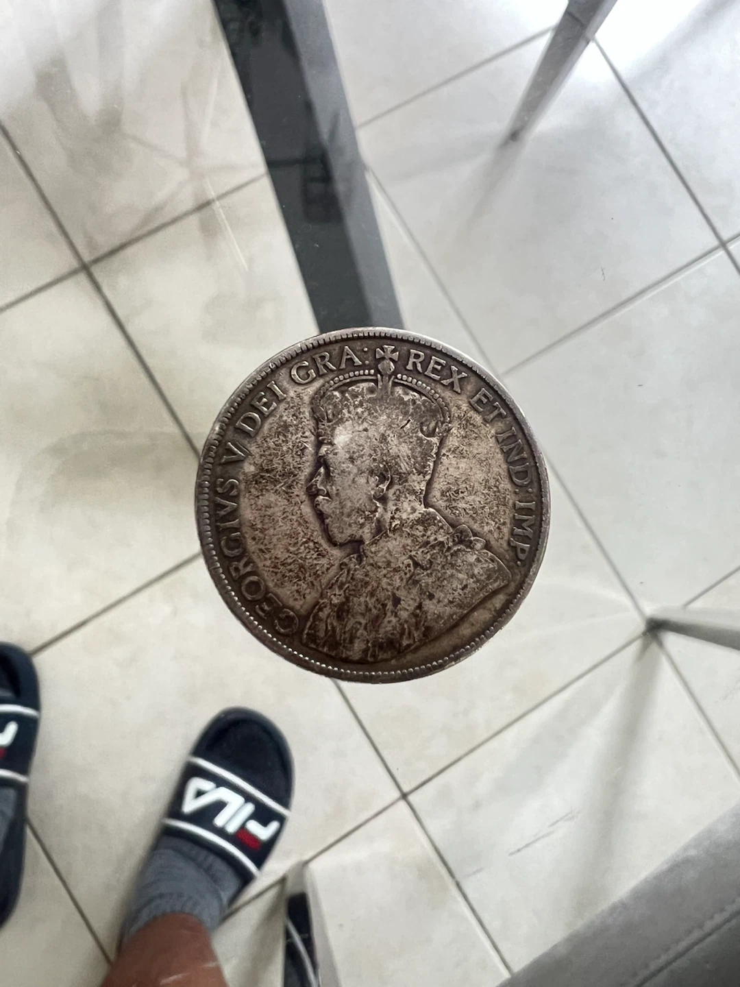 Coin over 100 years old. Collectible.