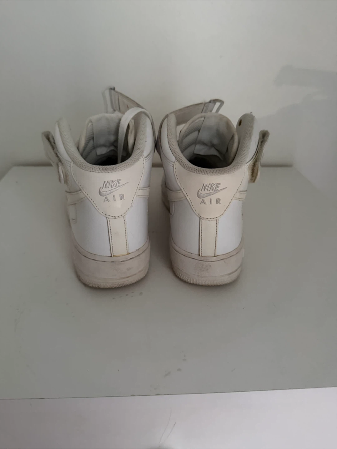 Nike Air Force 1 Mid White Sneakers - photo 4