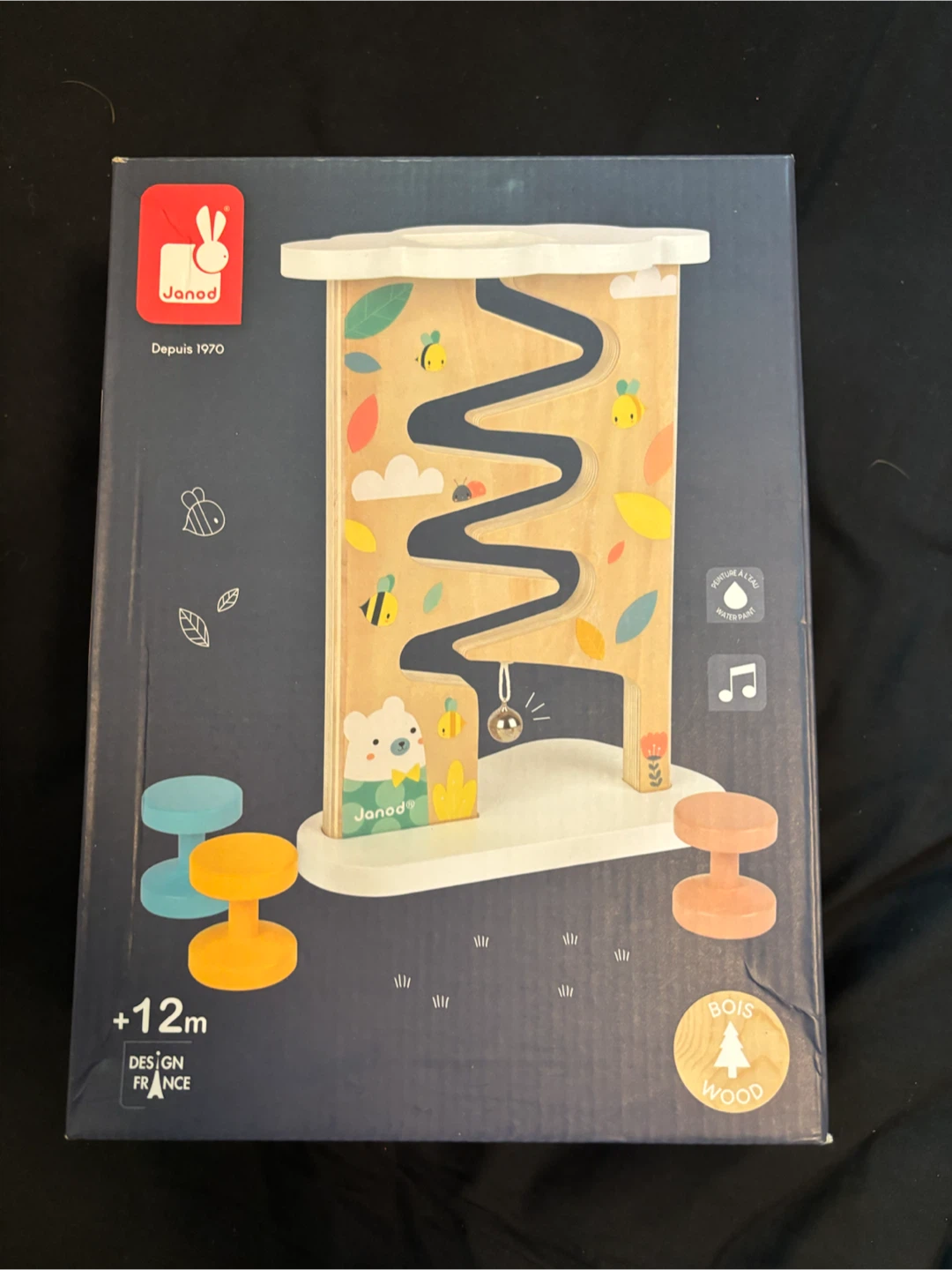 Janod Wooden Ball Maze Toy +12m