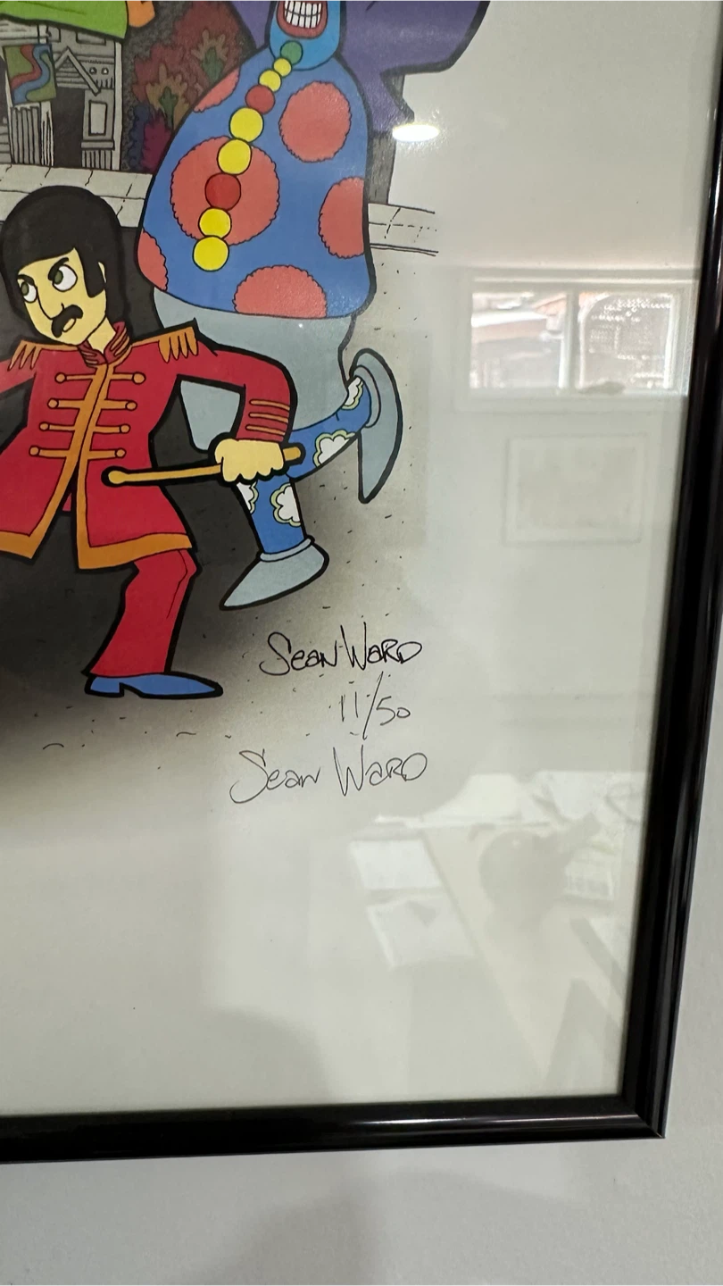 The Beatles Yellow Submarine Art Print by Sean Ward 11/50 - photo 2