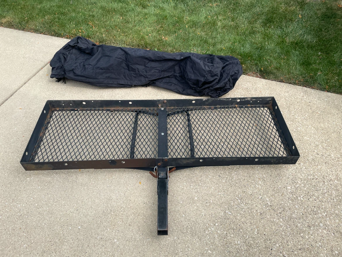 Folding Hitch Mount Cargo Carrier