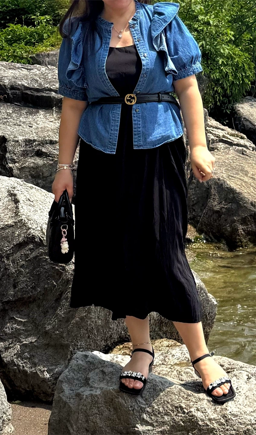 OAK + FORT Black Dress - OS/TU - photo 5