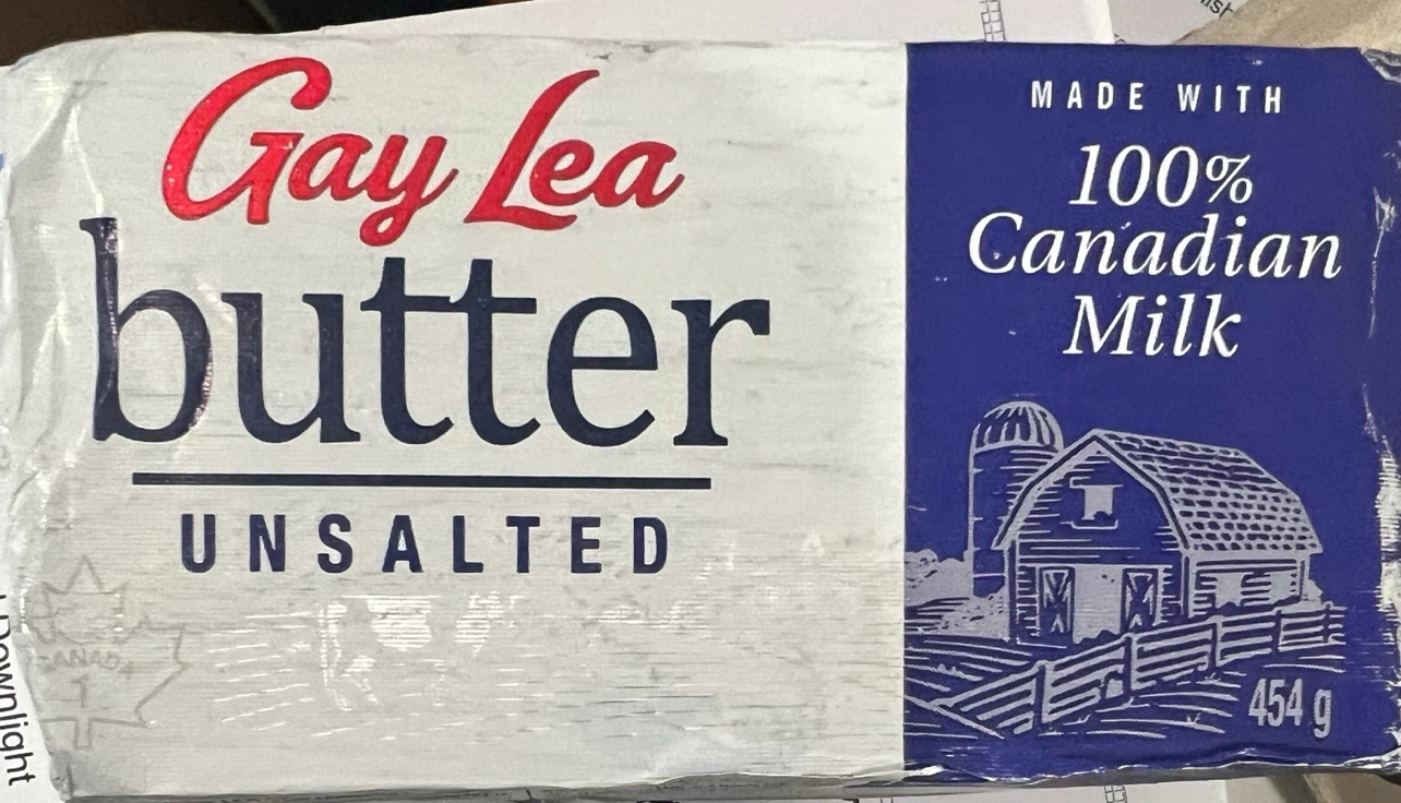 Gay Lea Unsalted Butter 454g