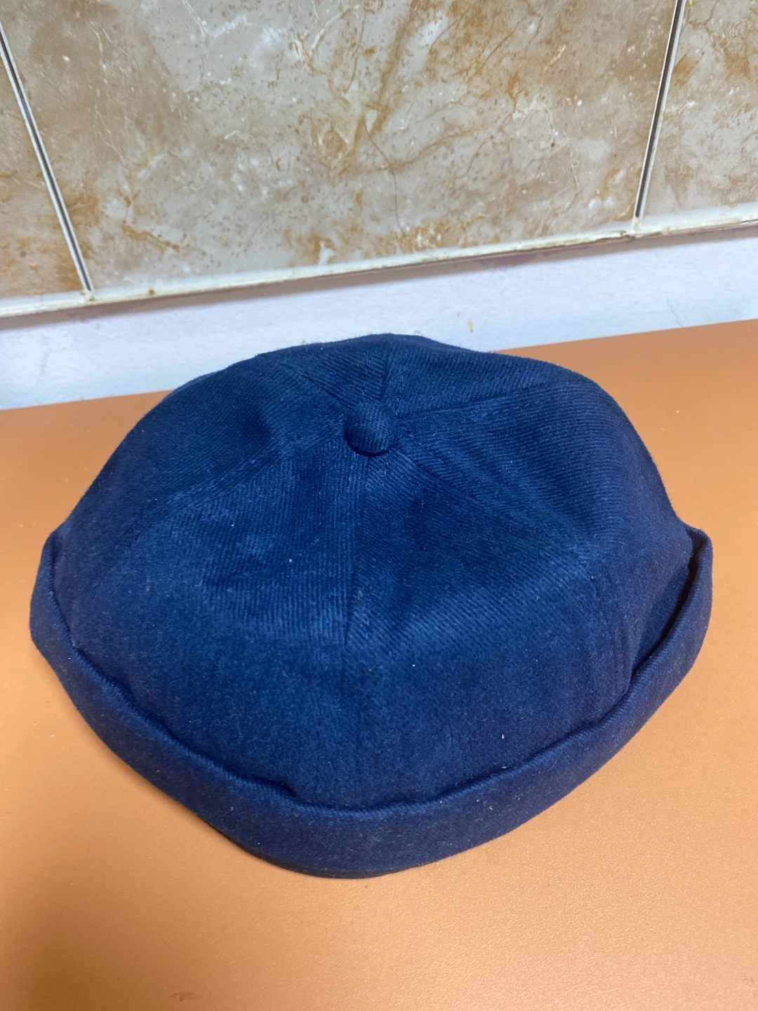 Beige Docker Hat with Ferrari Logo - photo 4