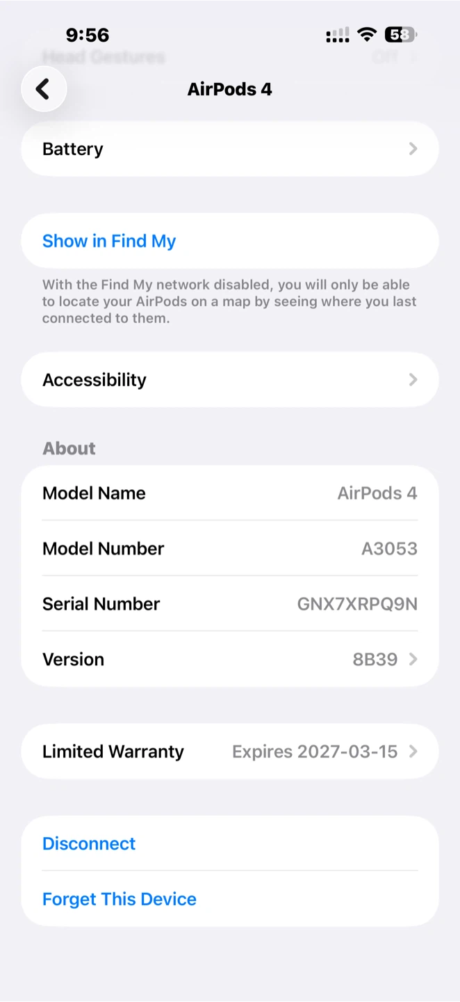 Apple AirPods 4 with warranty - photo 5