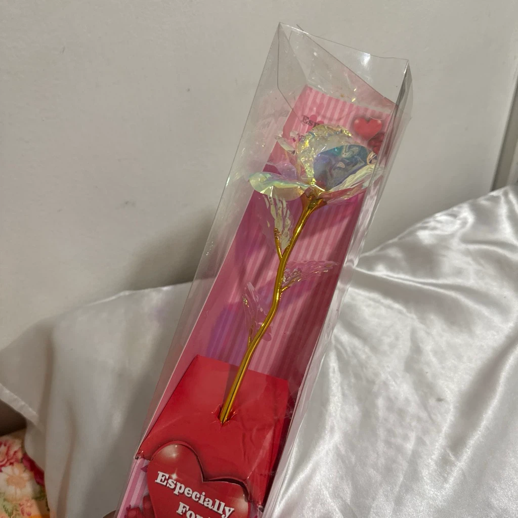 Artificial Crystal Rose Flower