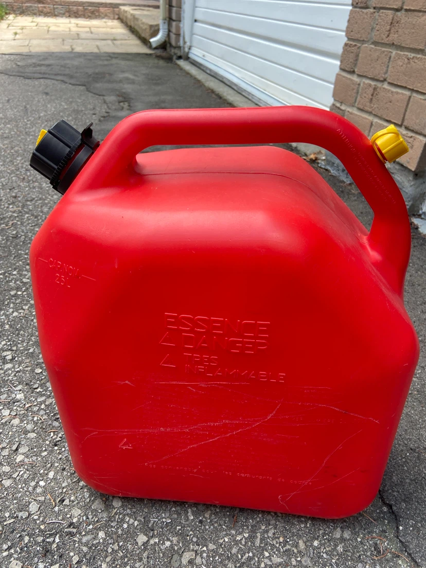 Red Gasoline Canister - 25L