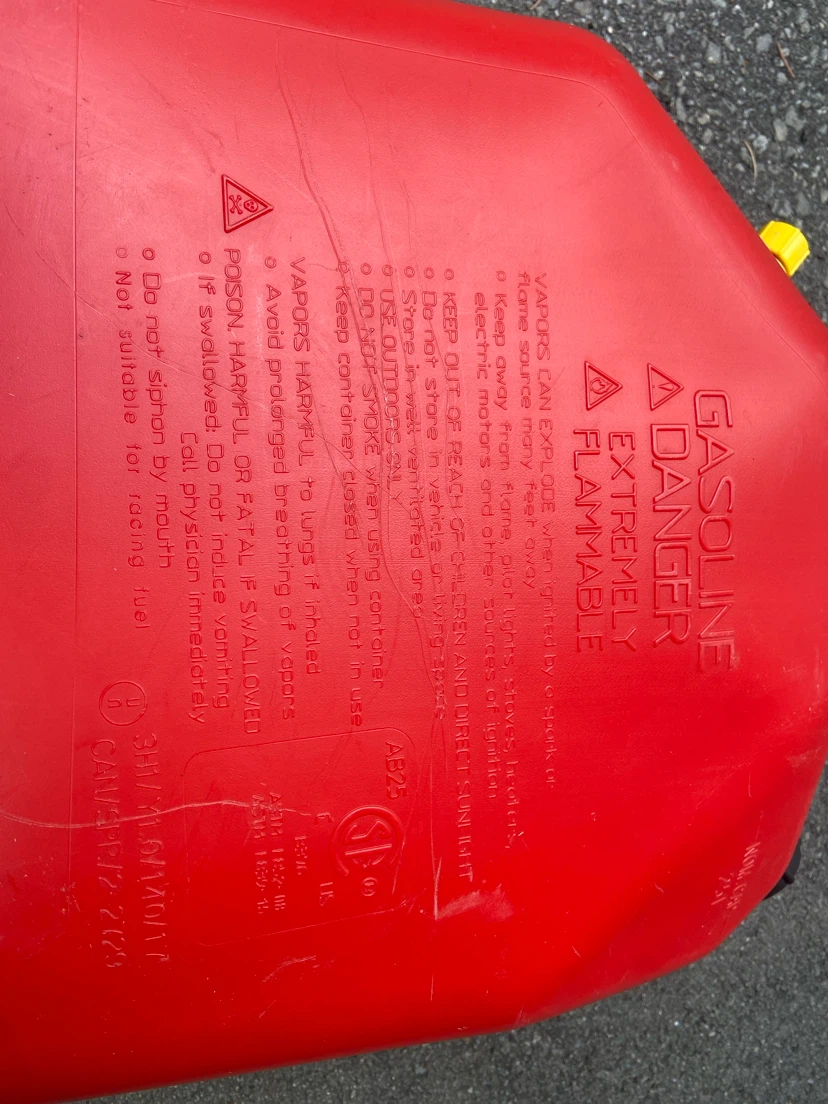 Red Gasoline Canister - 25L - photo 4
