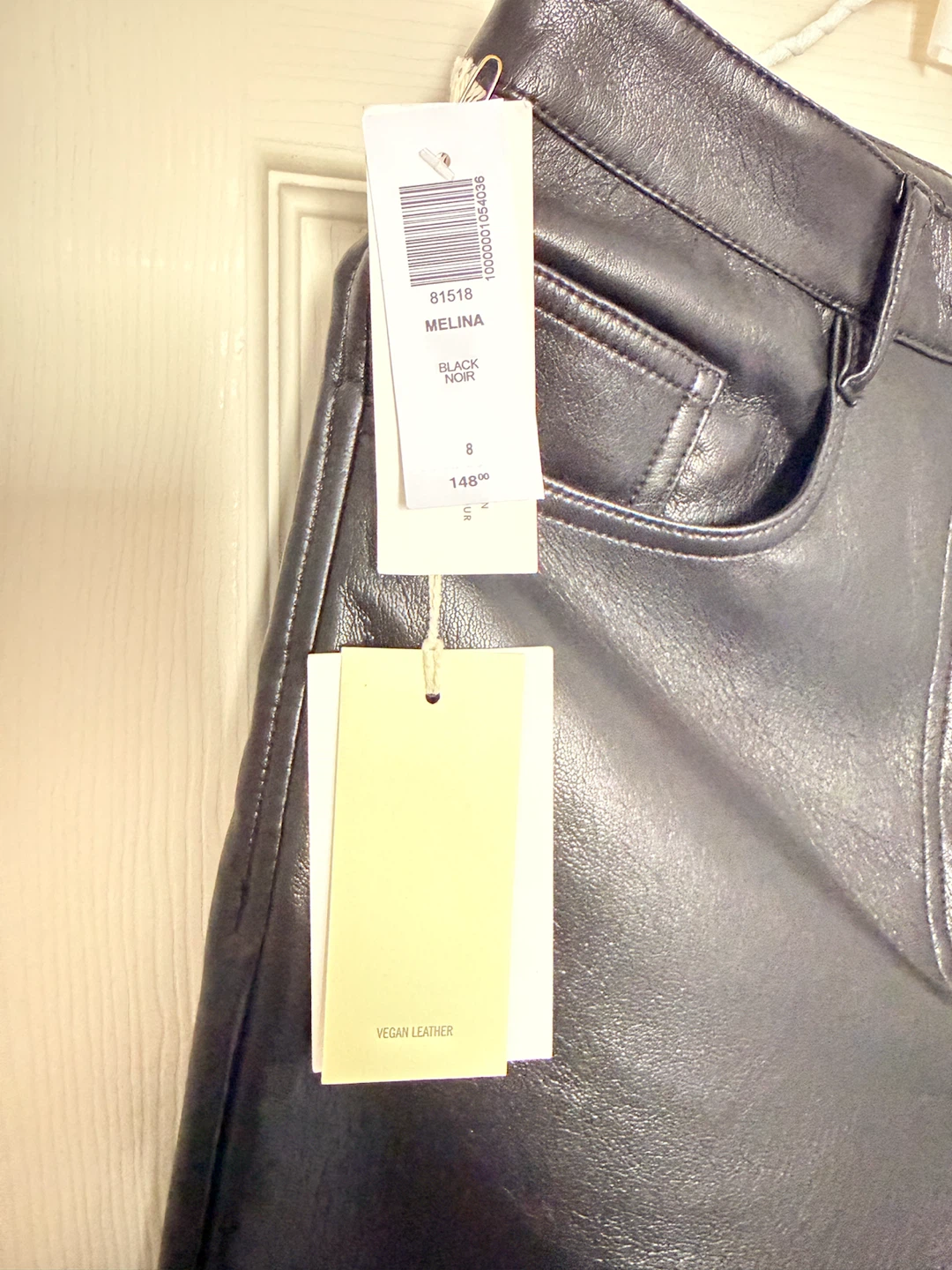 Wilfred Melina Vegan Leather Pants Black Size 8