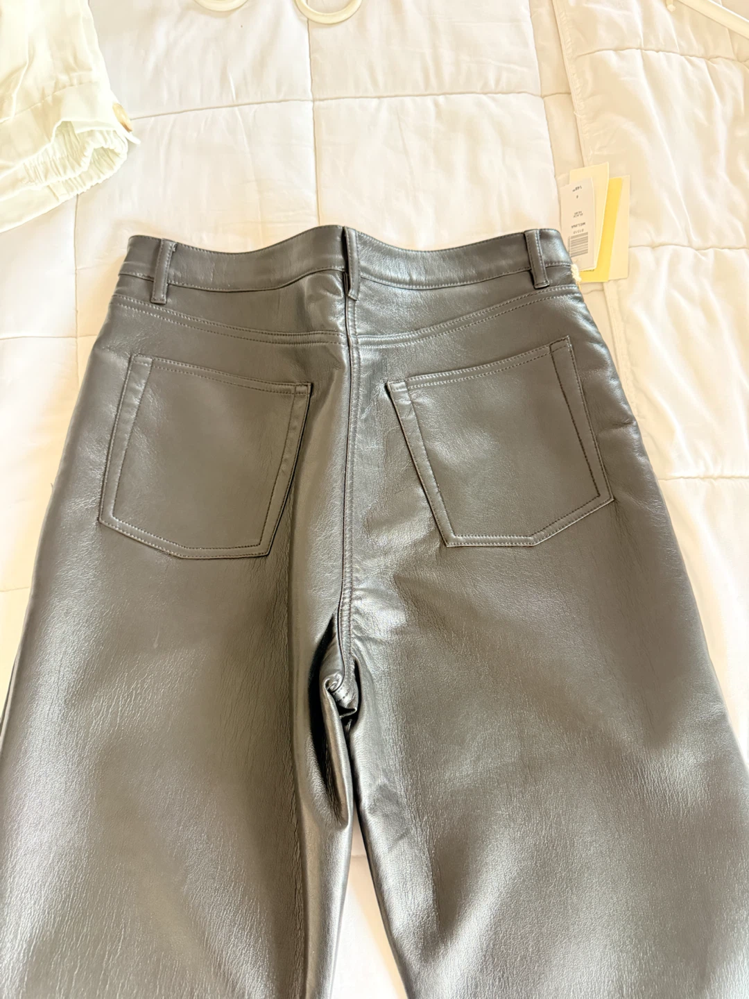 Wilfred Melina Vegan Leather Pants Black Size 8 - photo 4