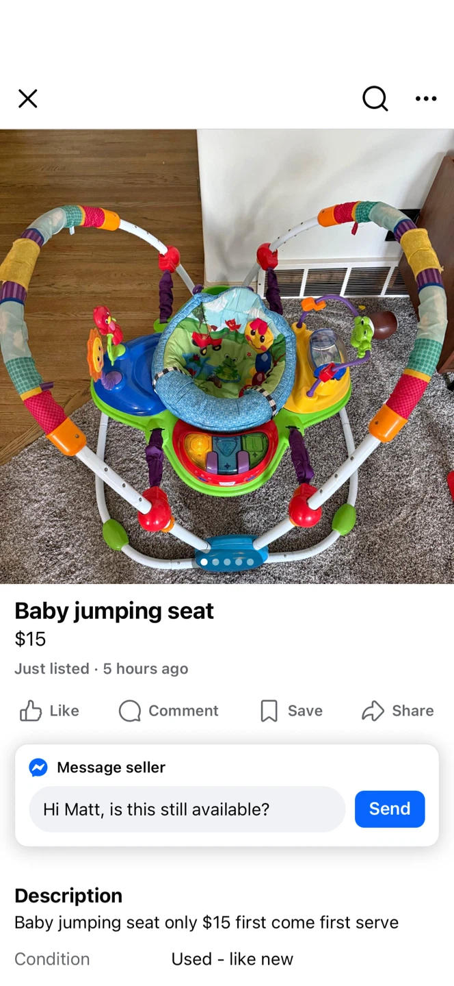 Baby Jumping Seat - photo 3