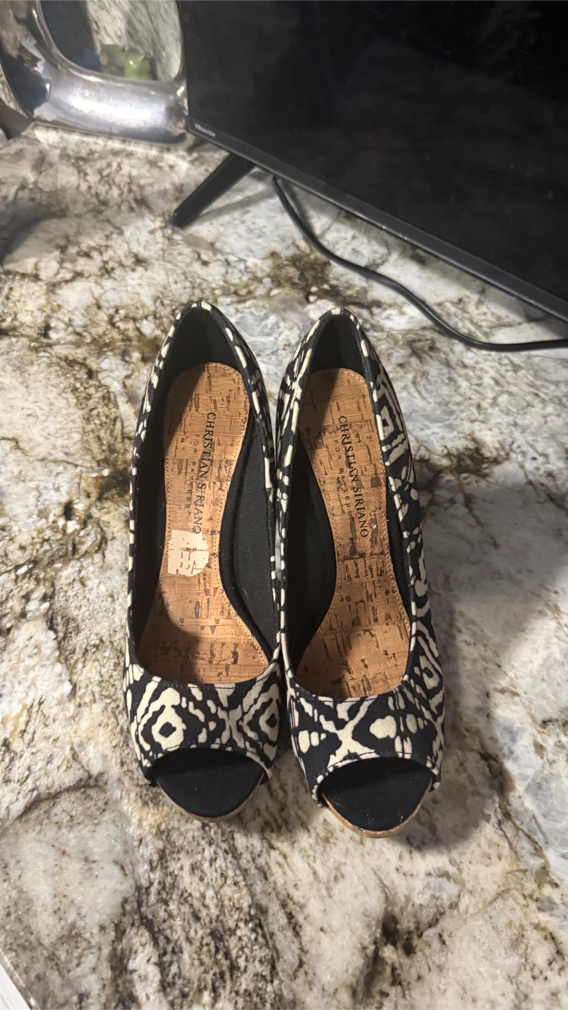 Christian Siriano Peep-Toe Heels - photo 2