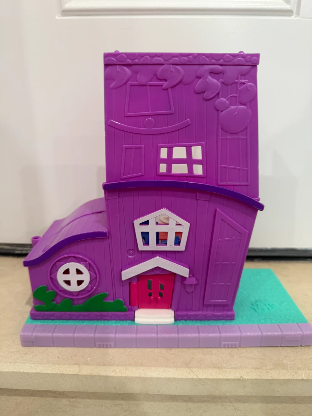 Purple Toy Dollhouse Playset