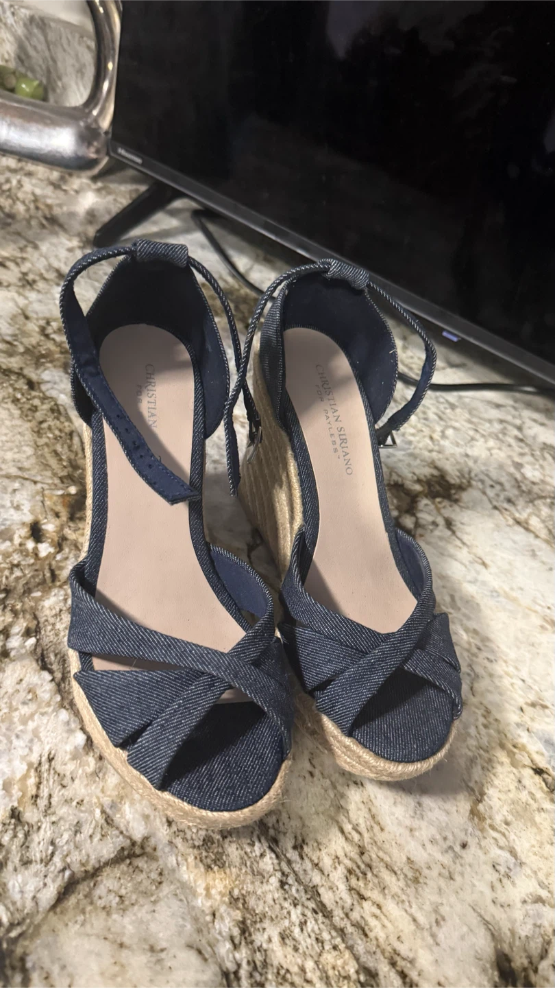 Christian Siriano Wedge Sandals size 7