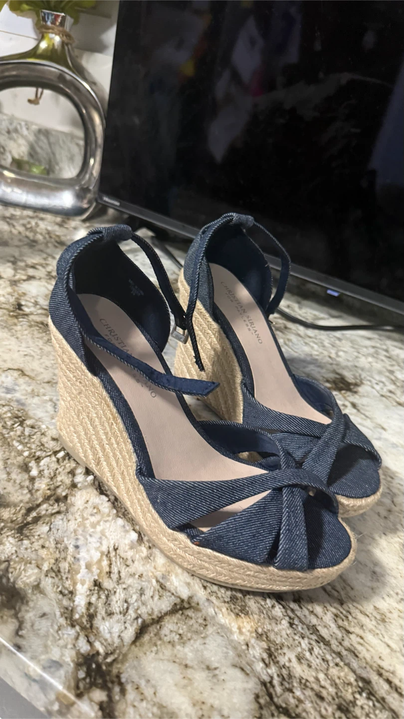 Christian Siriano Wedge Sandals size 7 - photo 4