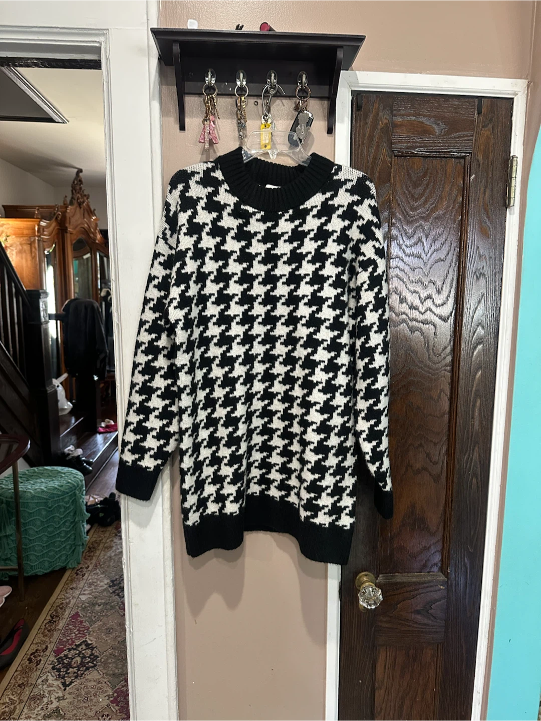 H&M Houndstooth Knit Sweater - photo 2