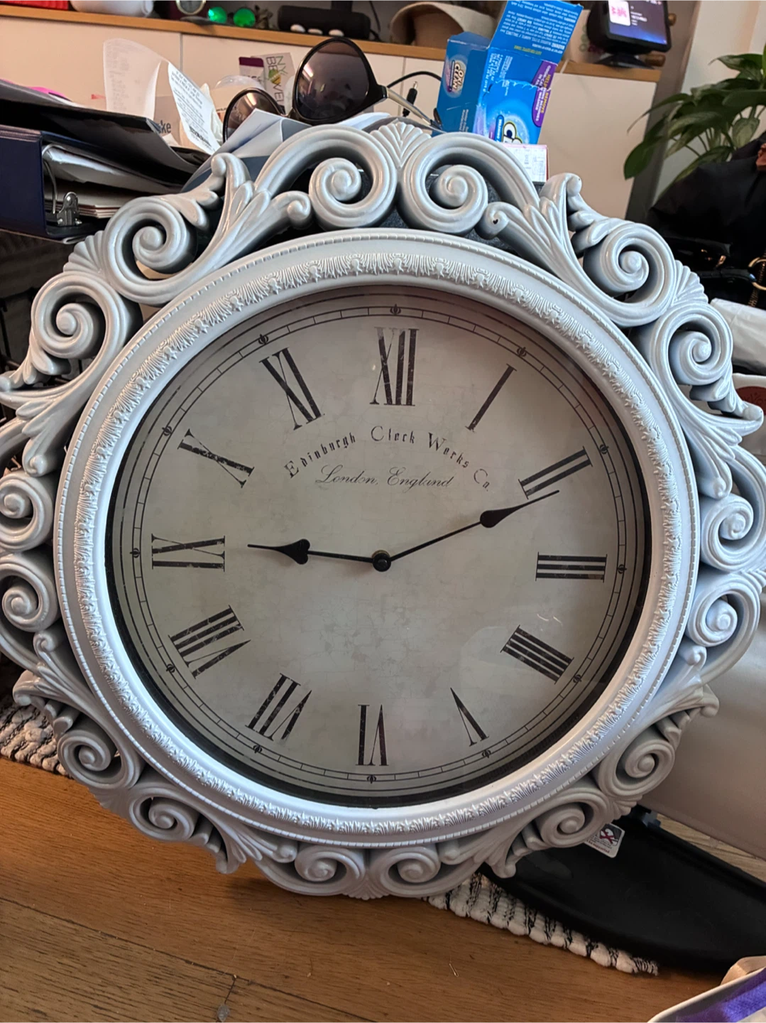 Edinburgh Clock Works London England Wall Clock