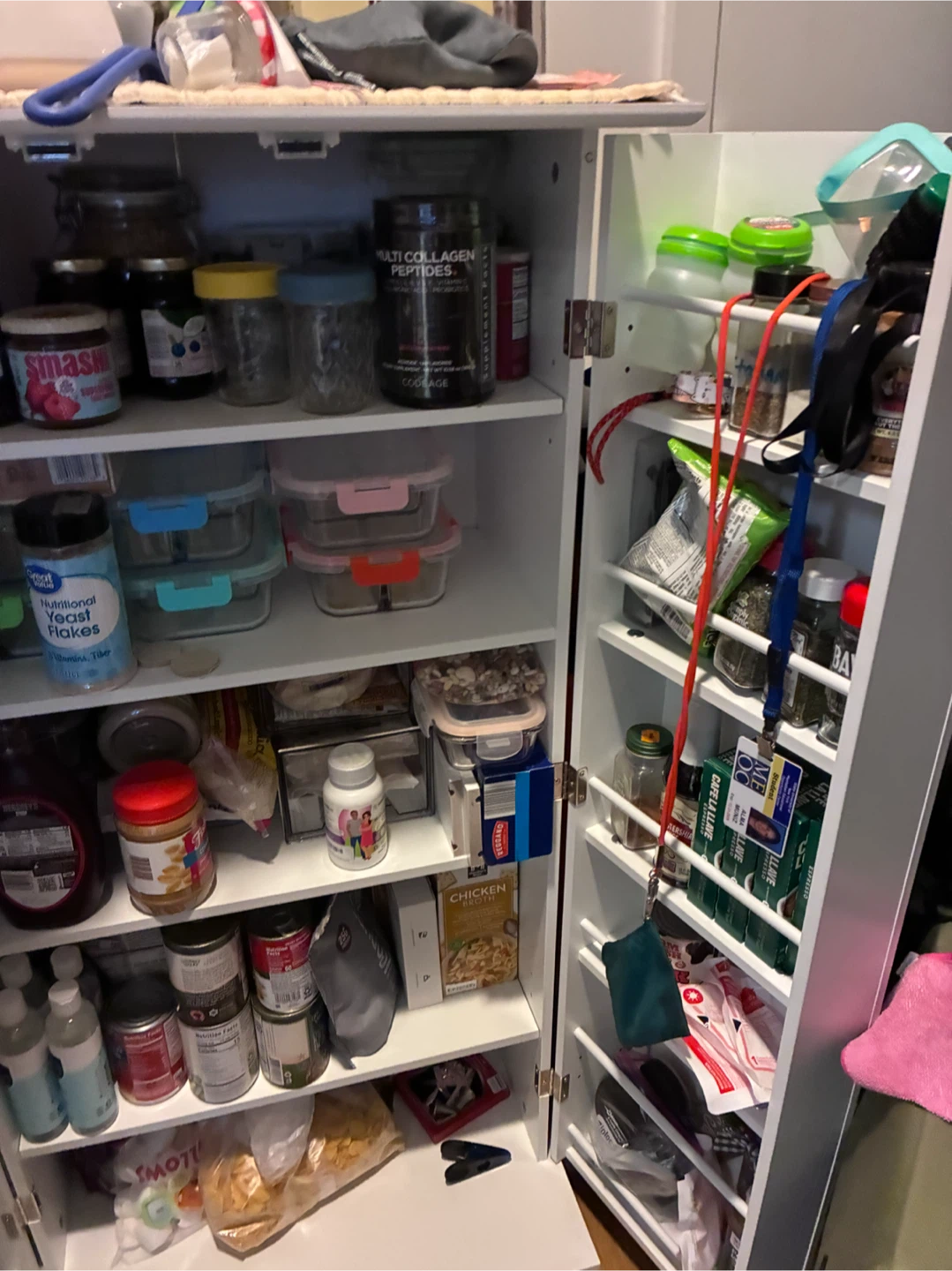 White Storage Cabinet - photo 2