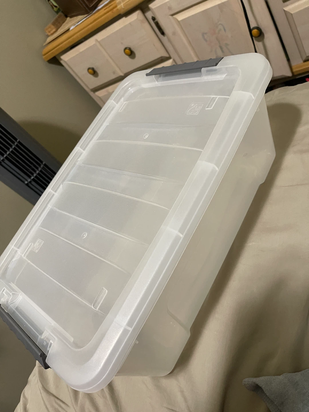6 Clear Storage Bin with Lid - photo 3