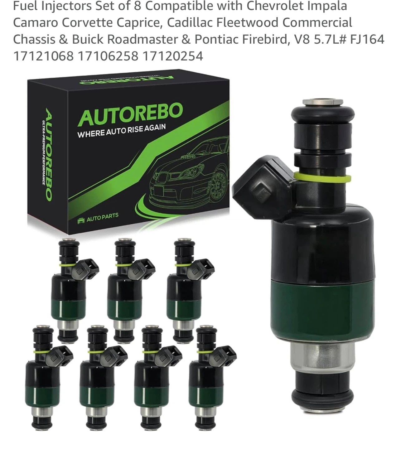 Fuel Injectors Set of 8