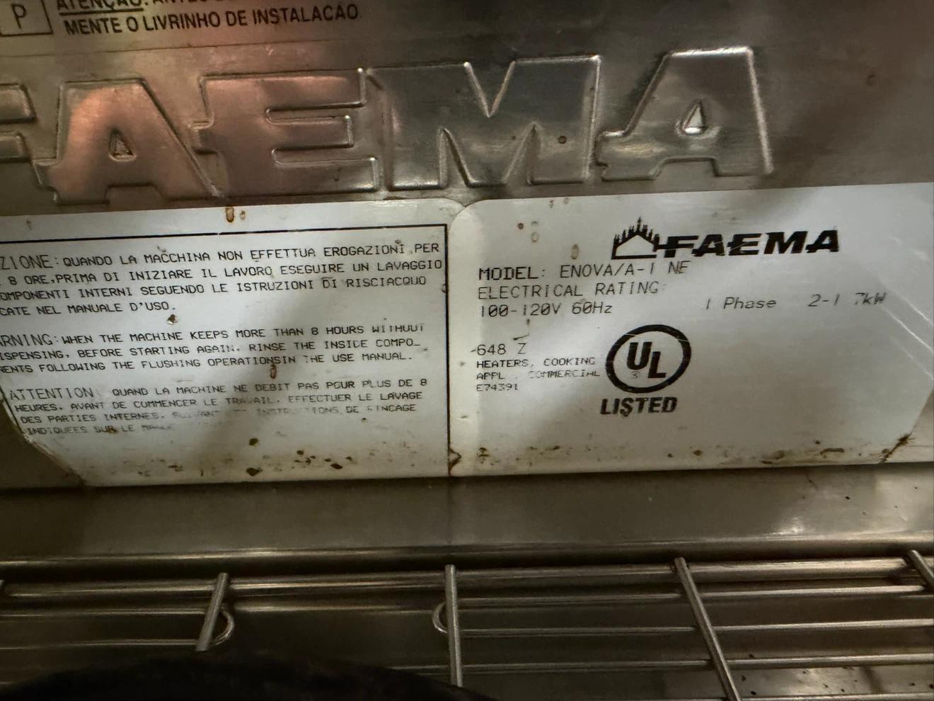 Faema Enova Espresso Machine - photo 2