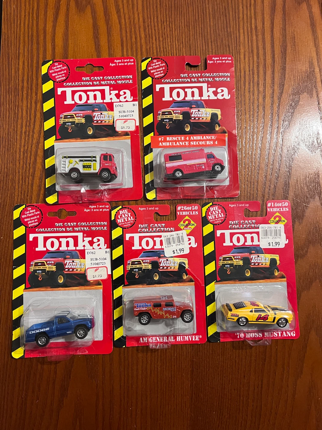 VINTAGE TONKA VEHICLES  1:64 Scale diecast (Read description)