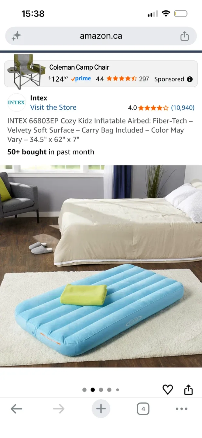 Intex Cozy Kidz Inflatable Airbed - photo 2