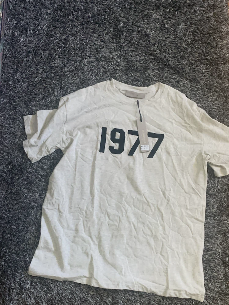 Essentials fear of god tee and denim tears tee