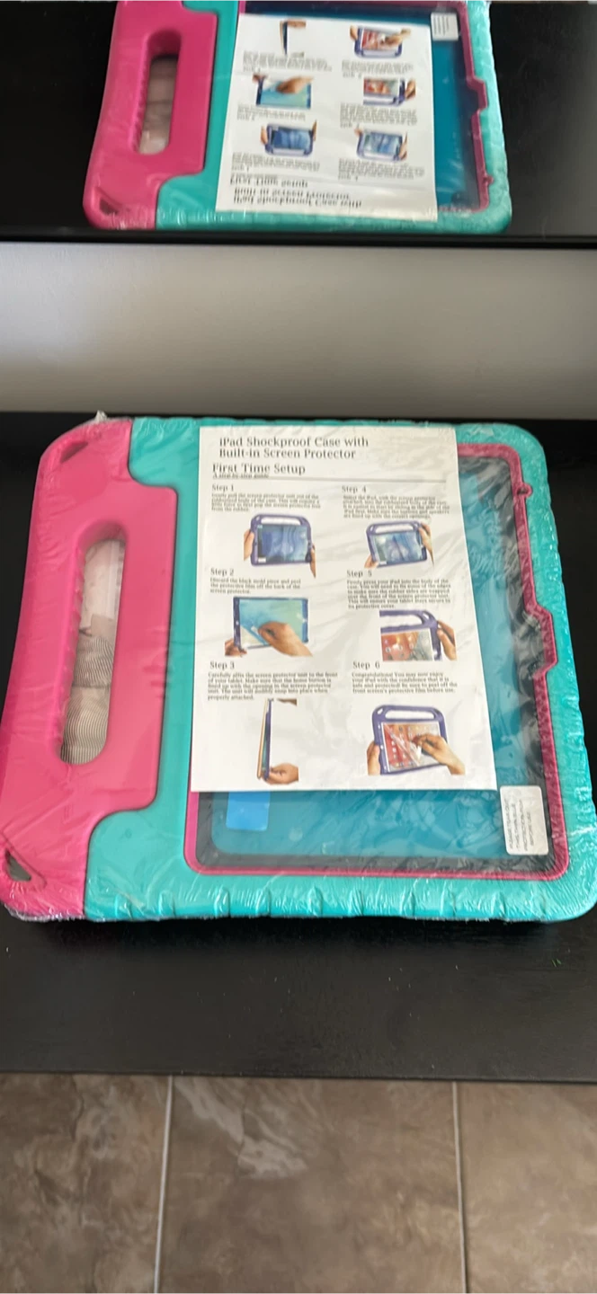 iPad Shockproof Case with Built-in Screen Protector