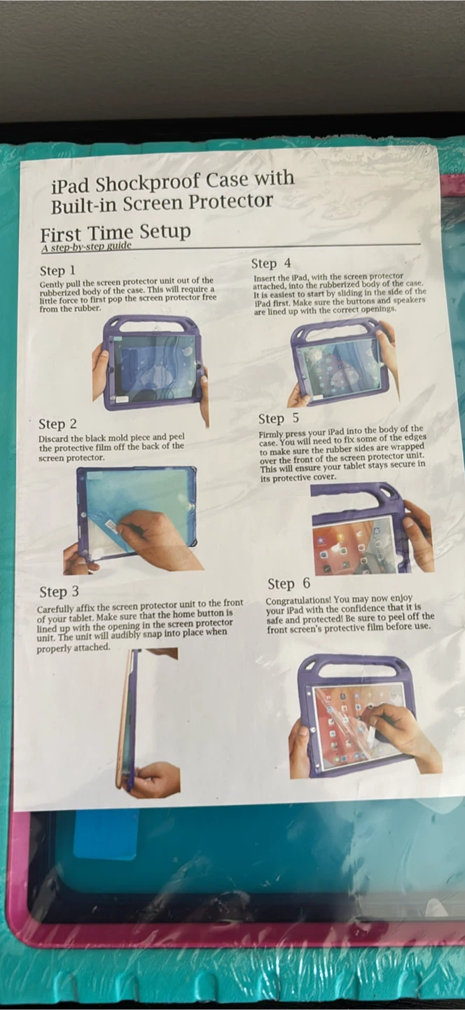 iPad Shockproof Case with Built-in Screen Protector - photo 2