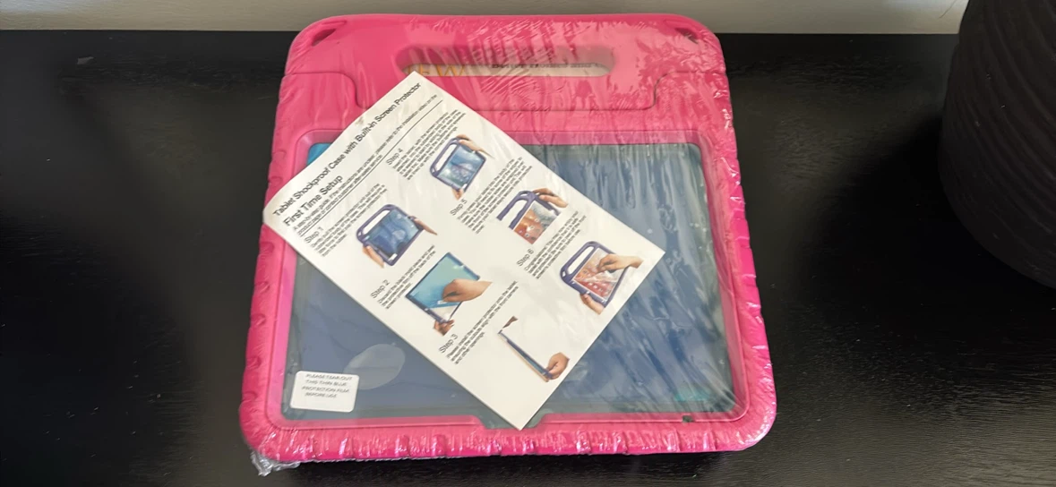 Kids Shockproof Case for iPad 10/1 1st Gen - Rose