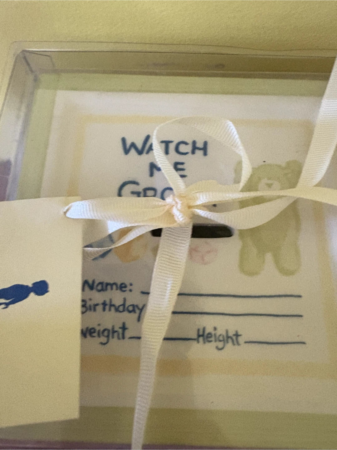 Pottery Barn Kids "Watch Me Grow" Baby Milestone Box - photo 3