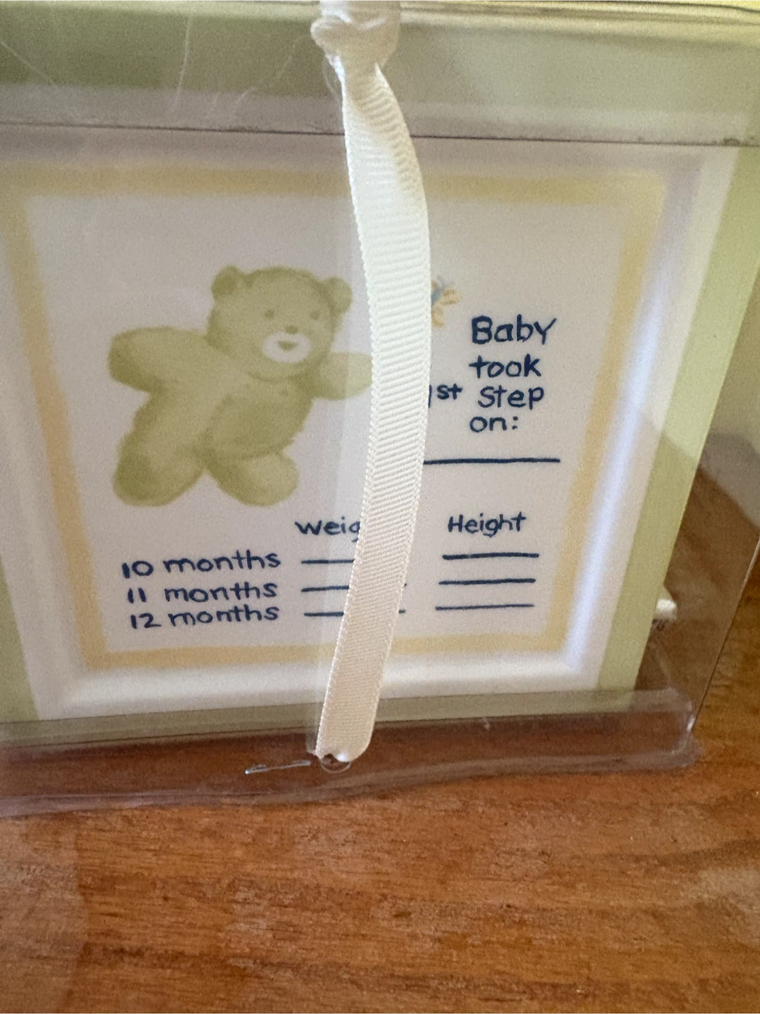 Pottery Barn Kids "Watch Me Grow" Baby Milestone Box - photo 4