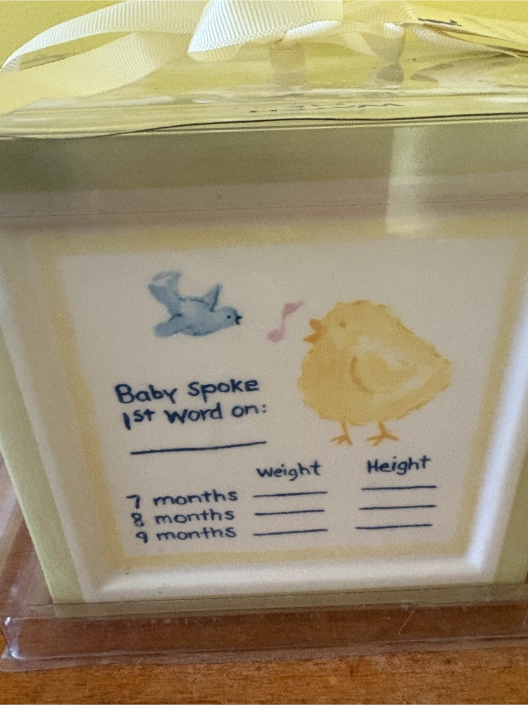 Pottery Barn Kids "Watch Me Grow" Baby Milestone Box - photo 5