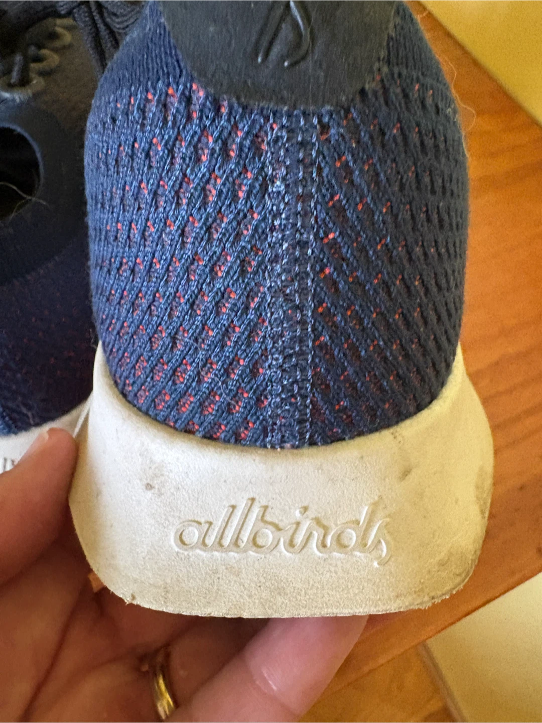 Allbirds Men's Running Shoes Size 9.5 Navy/Red - photo 2